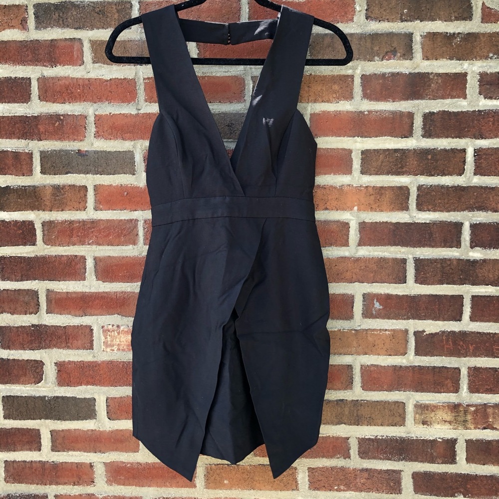 Finders Keepers Black Dress with Cutout Back